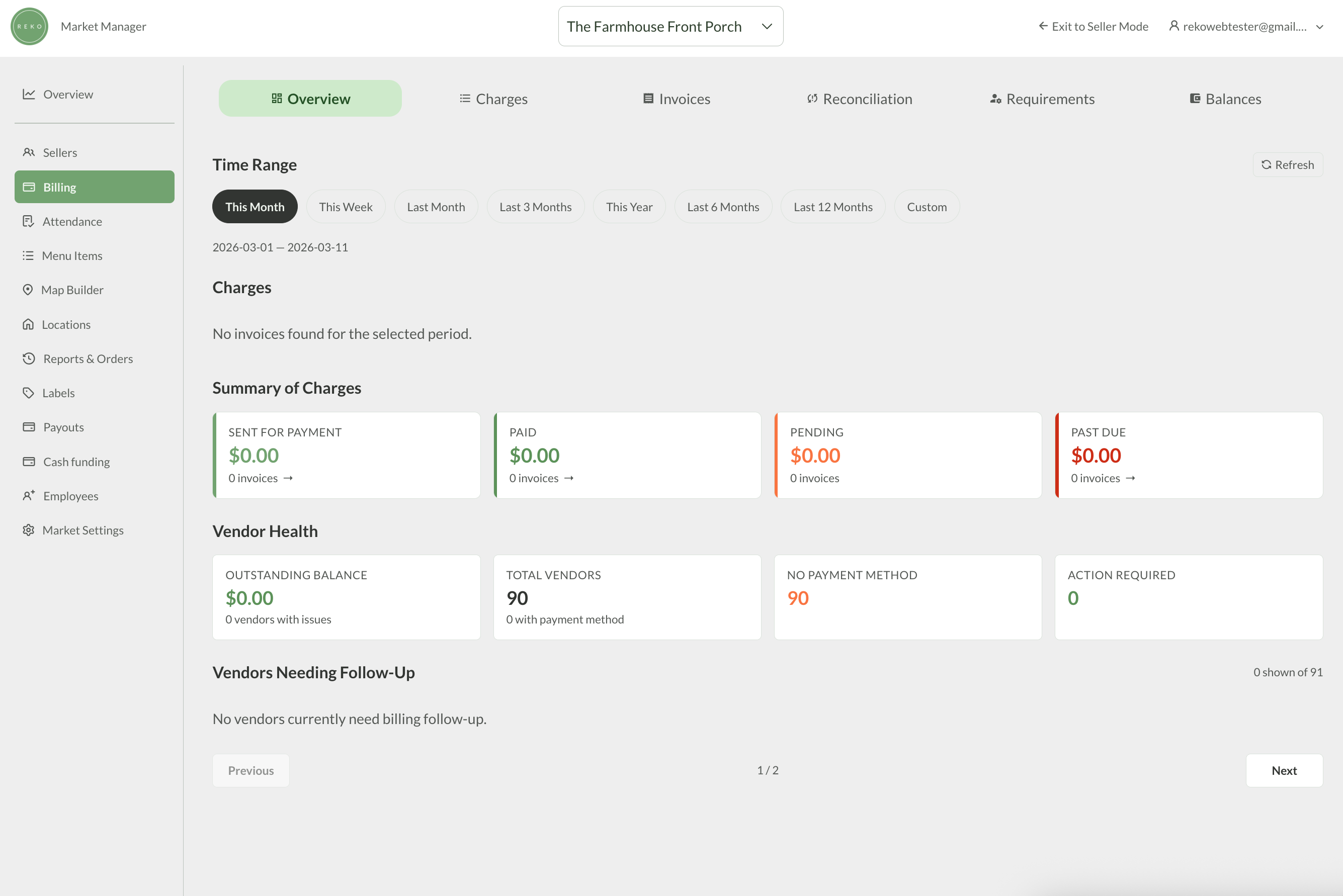 Billing and Invoicing